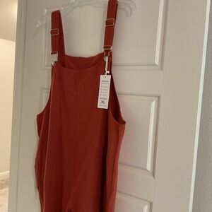Women's Red Jumpsuit